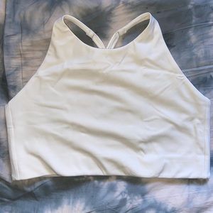 White girlfriend collective topanga bra